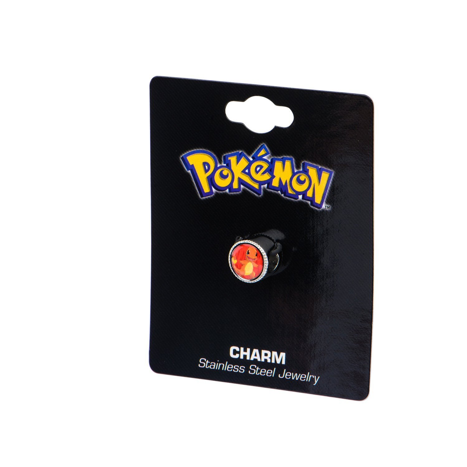 Charmander & Flame Stainless Steel Bead Charm